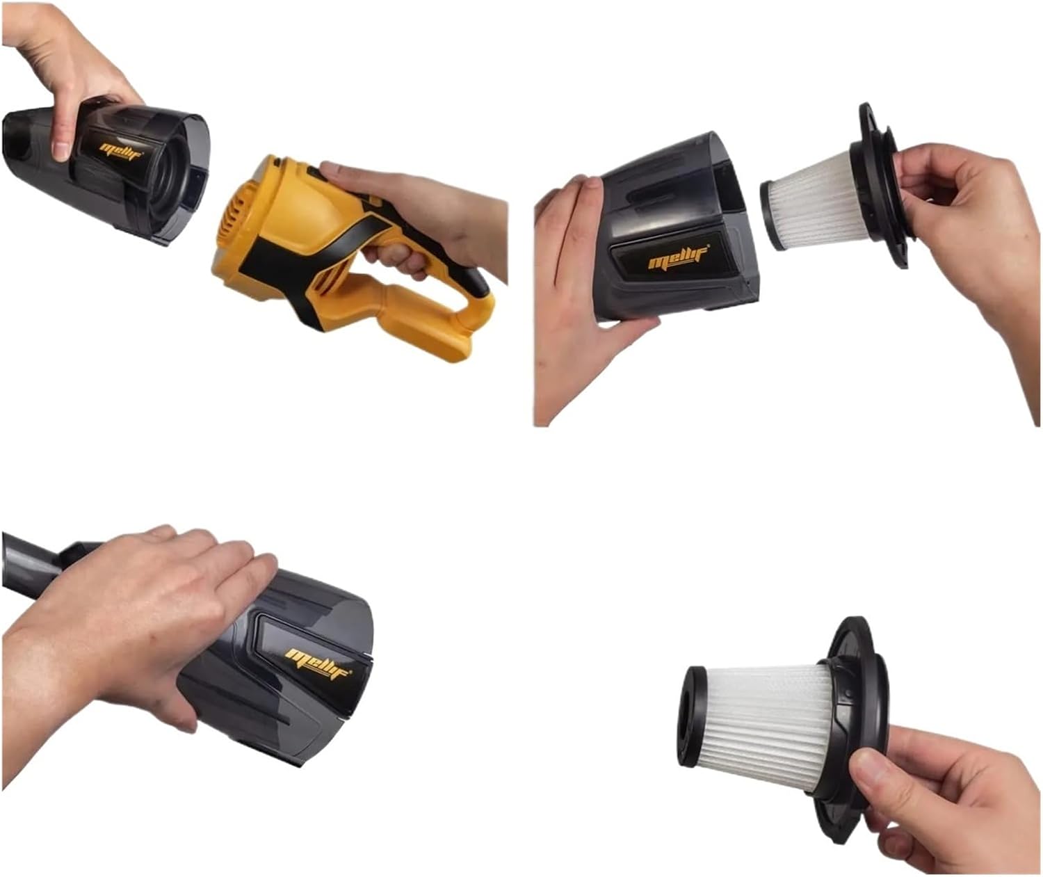 120W Cordless Vacuum Cleaner - Compatible with 18V 20V Batteries - Tool Only for Hard Floors Carpets Cars Pet Hair