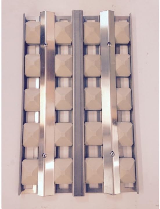 Delta Heat Gas Grill Stainless Steel Briquette Tray w/Briquettes 15 7/8