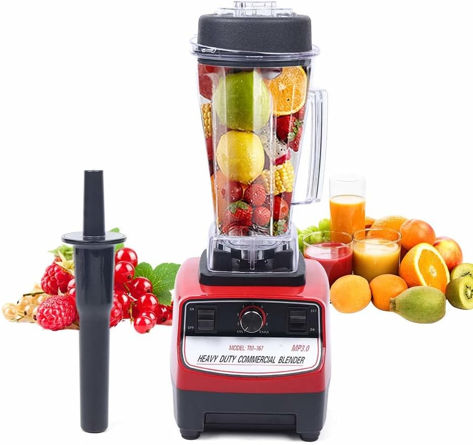 Countertop Blender Commercial Juicer Blender Mixer 1500W Power Food Processor Smoothie Maker 68 oz