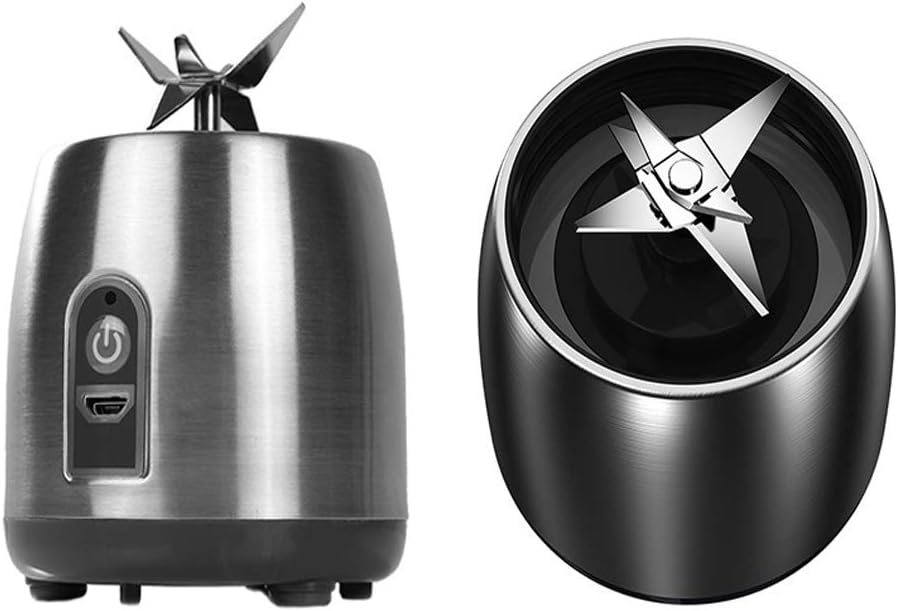 Portable Blender, Mini Blender Smoothie Maker with USB Rechargeable Electric Blender Professional Commercial for Vegetables and Fruit Smoothie Maker Blender Food Processor 4000Mah 380Ml