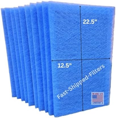 Fast-Shipped-Filters 14x25-10 Pack compatible with Dynamic electronic air cleaner 14x25 replacement polarized filter pads refill