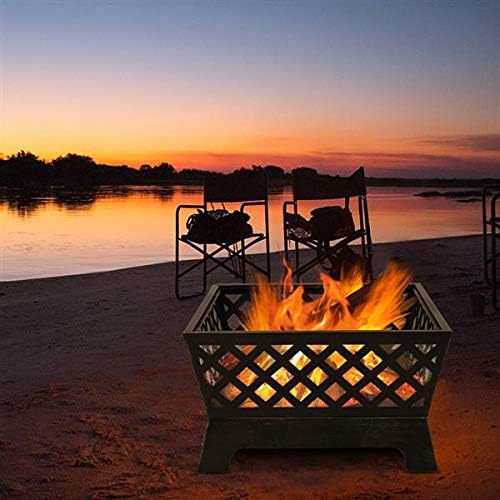 67.01 x 67.01 x 58.42)cm (L x W x H) Steel brazier grill Spark Protection ,Brazier for Patio,Backyard,Garden,Beach,Camping,Picnic