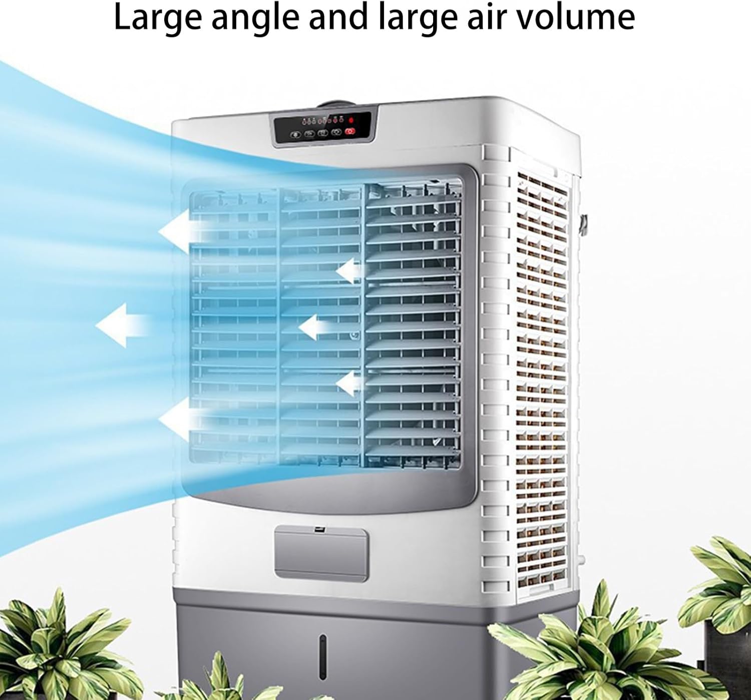 3-in-1 Portable Air Conditioners, Evaporative Air Cooler with Smart Timer and Water Tank, Air Coolong Fan for Outdoor Indoor