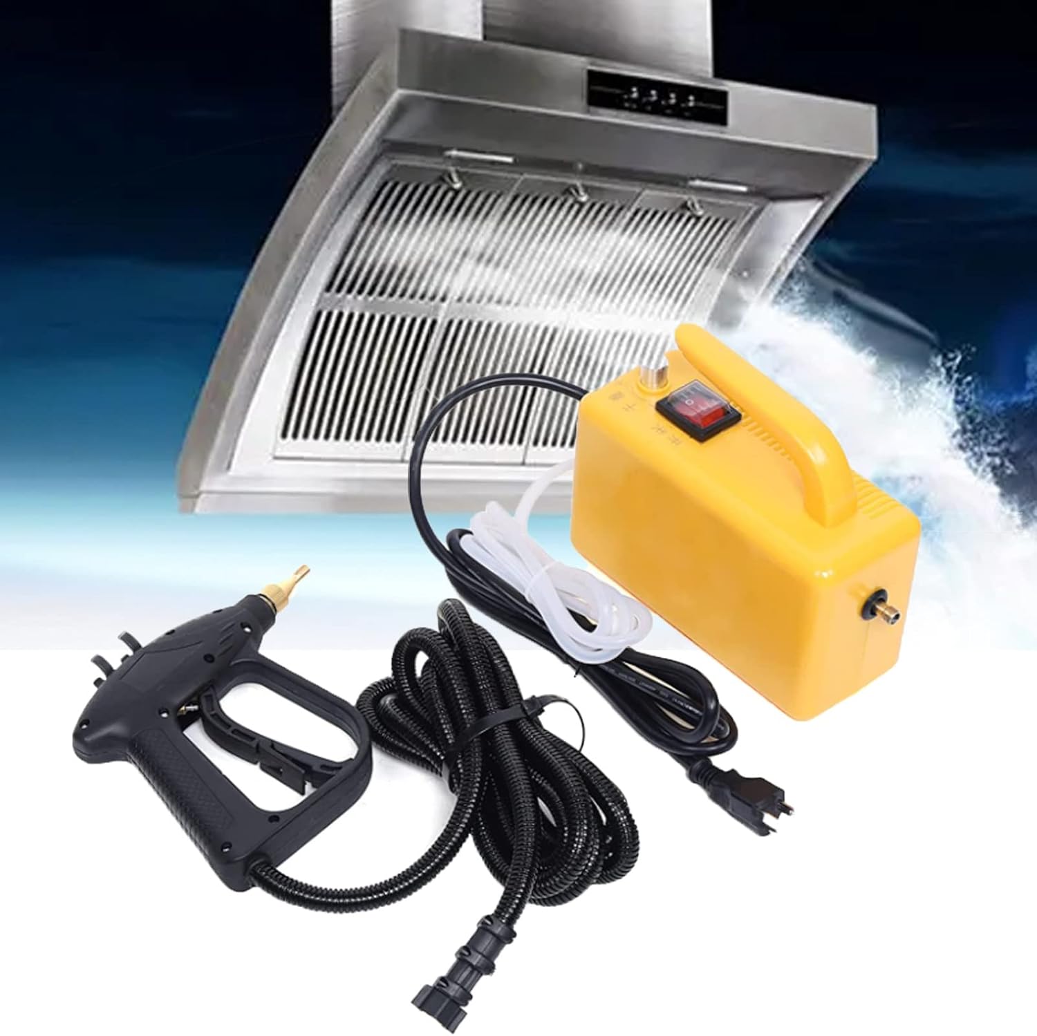 Hand-held Portable Steam Cleaning Machine Automatic Pumping for Most Floors, Counters, Windows, Autos