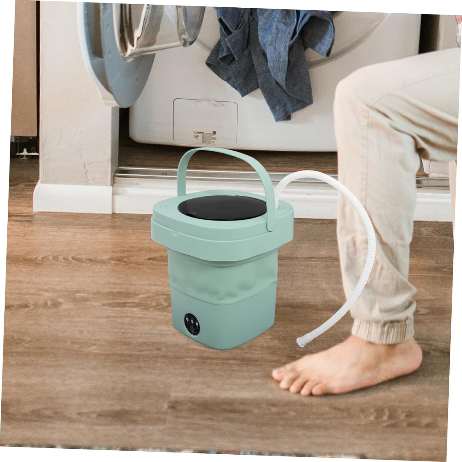 Portable Mini Washing Machine Washer Dryer for Home and Travel Compact Design Multiple Washing Modes and Easy Storage