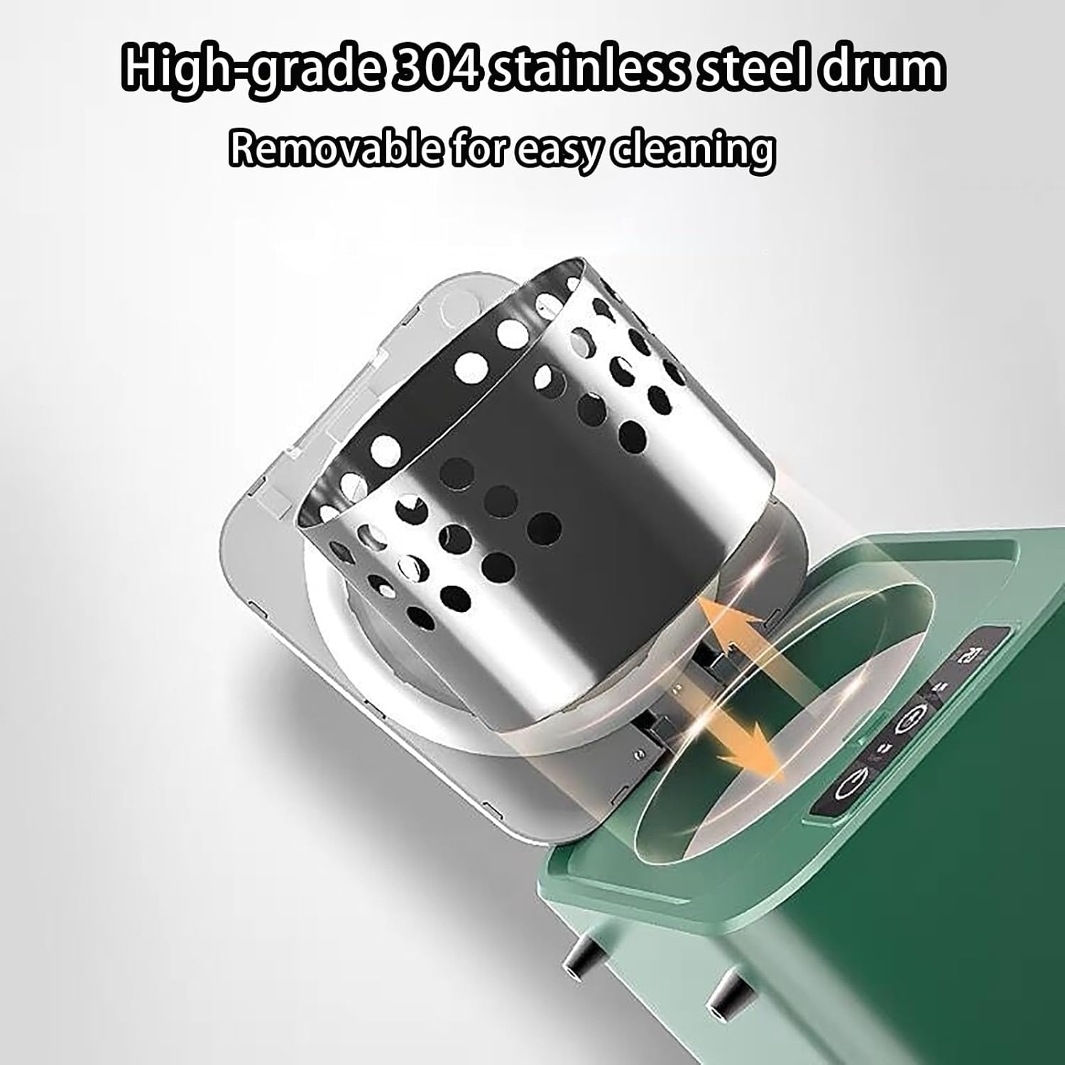 Electric Clothes Dryer Machine, Portable Clothes Dryer with LCD Touch Screen, 3 Automatic Drying Modes/Warm Air Drying/Dynamic Drying of Clothes, for Home, Apartment