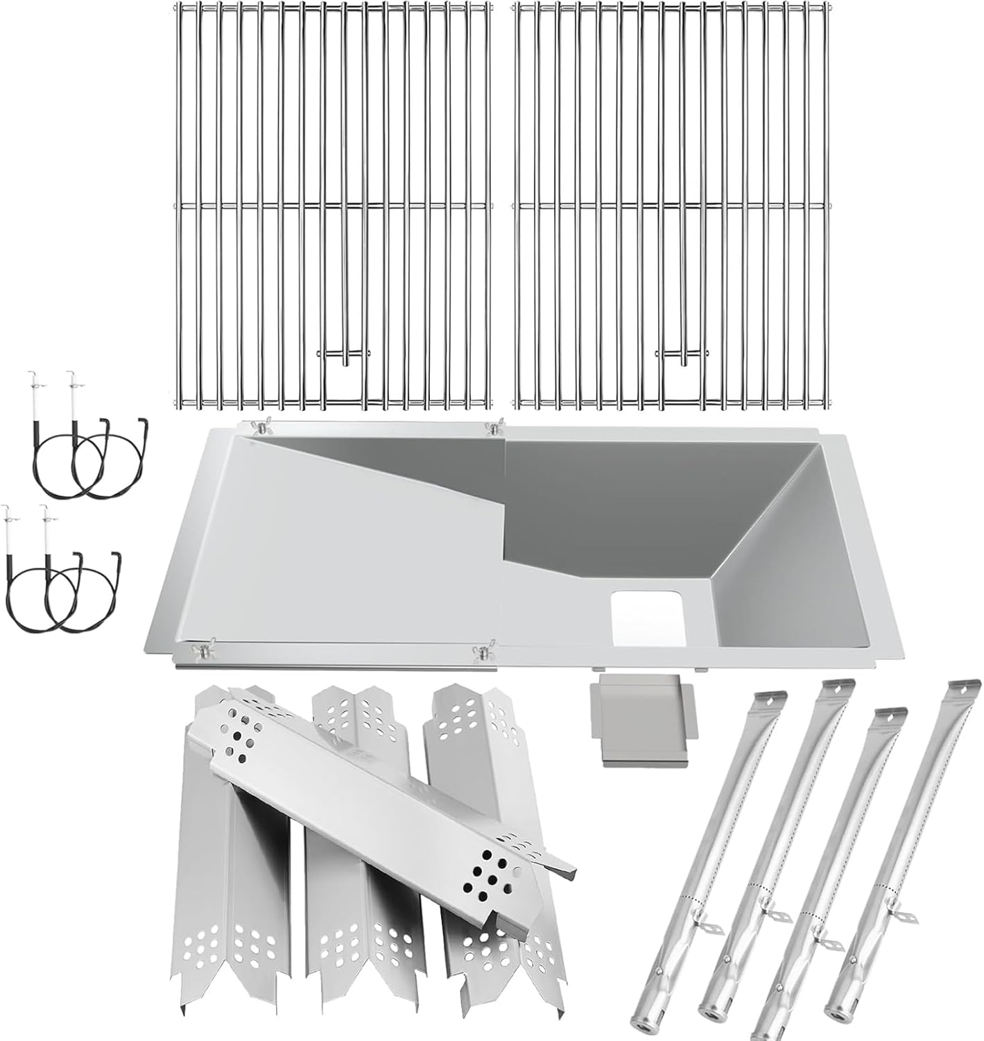 Replacement Parts Kit for Nexgrill 4 Burner 720-0830X, Grill Grate Kit for Nexgrill 720-0830X Replacement Parts 4 Burner