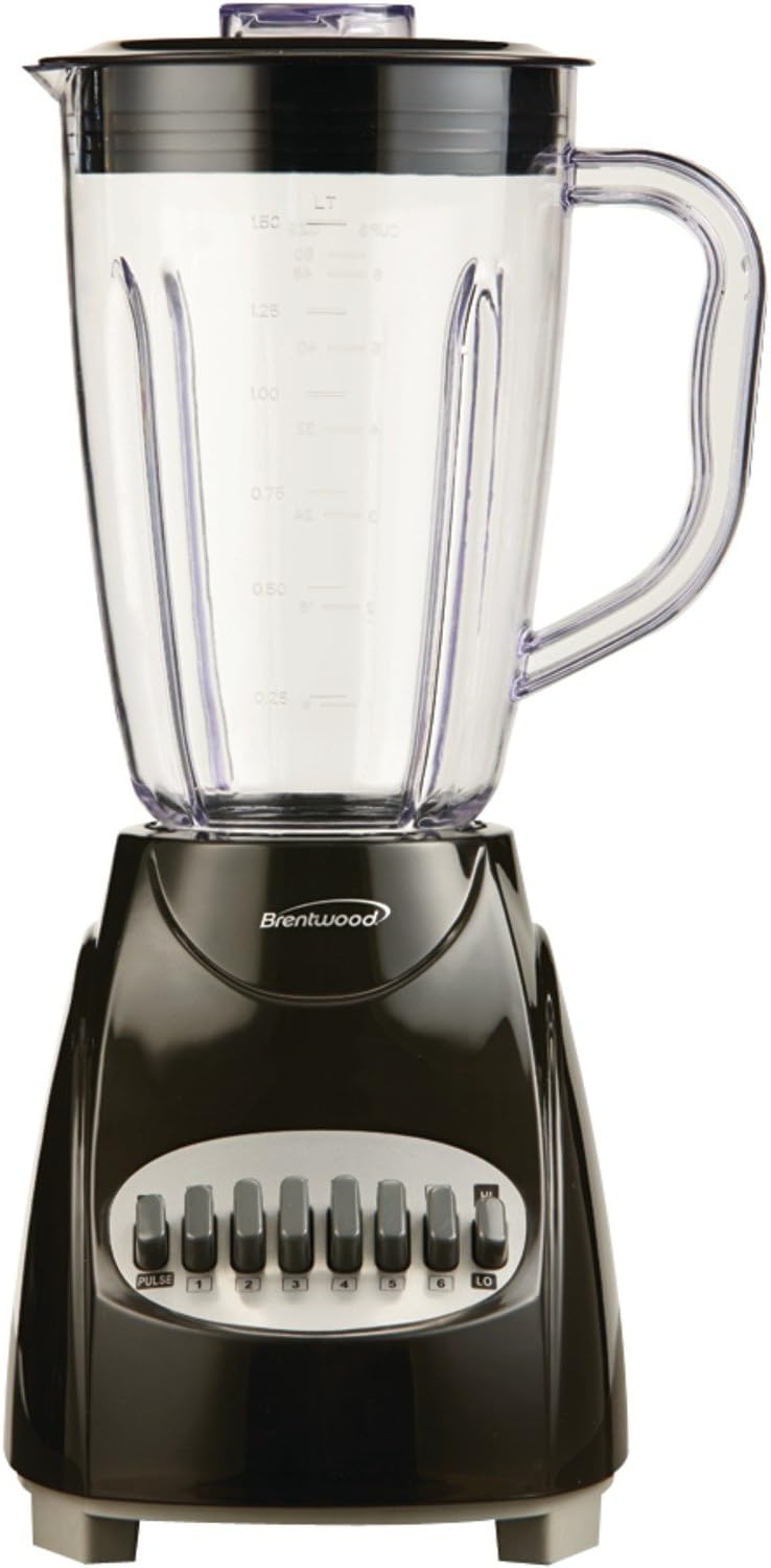 Brentwood Blender 12-Speed, Plus Pulse, Black