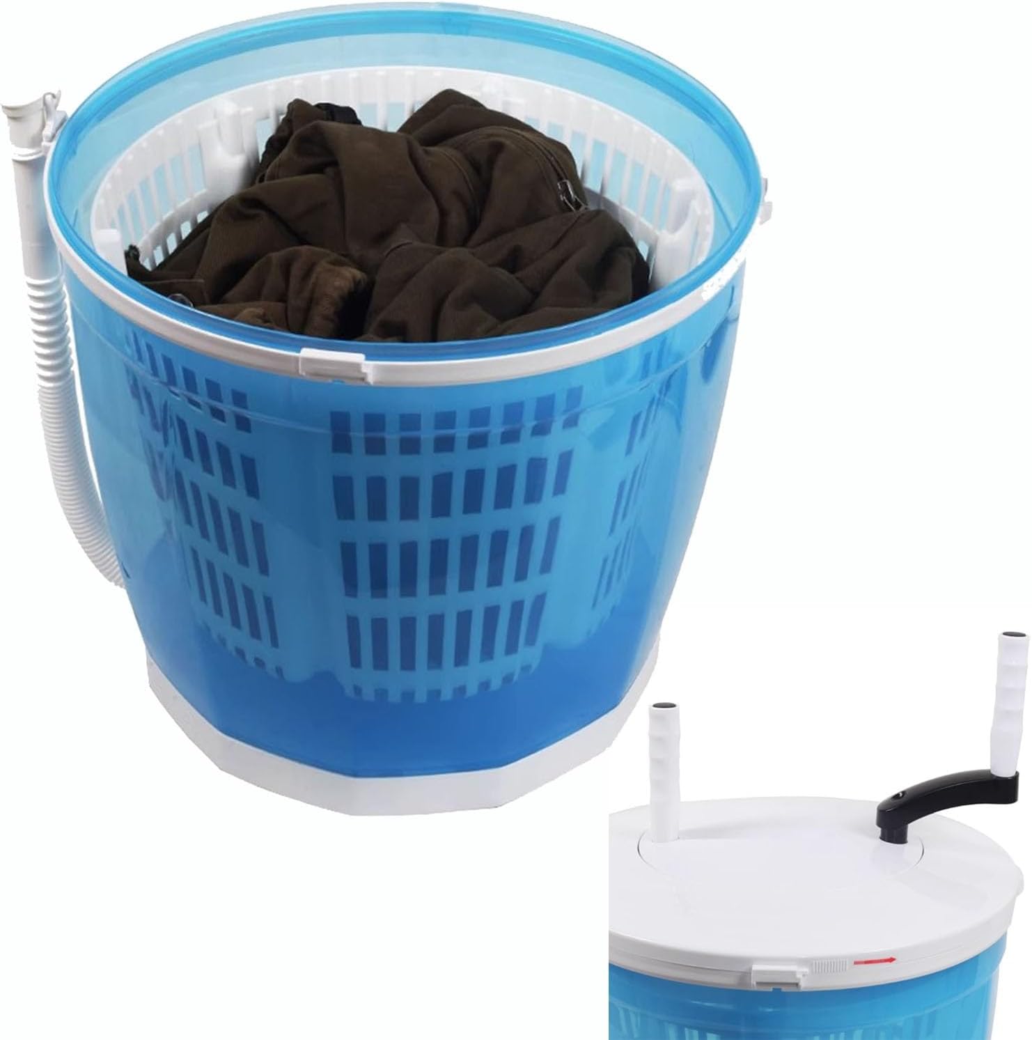 Portable Camping Washing Machine, Small Laundry Washer for Space-Saving Convenience, Washing Machines Perfect for On-The-Go Use Underwear, Socks, Baby Clothes