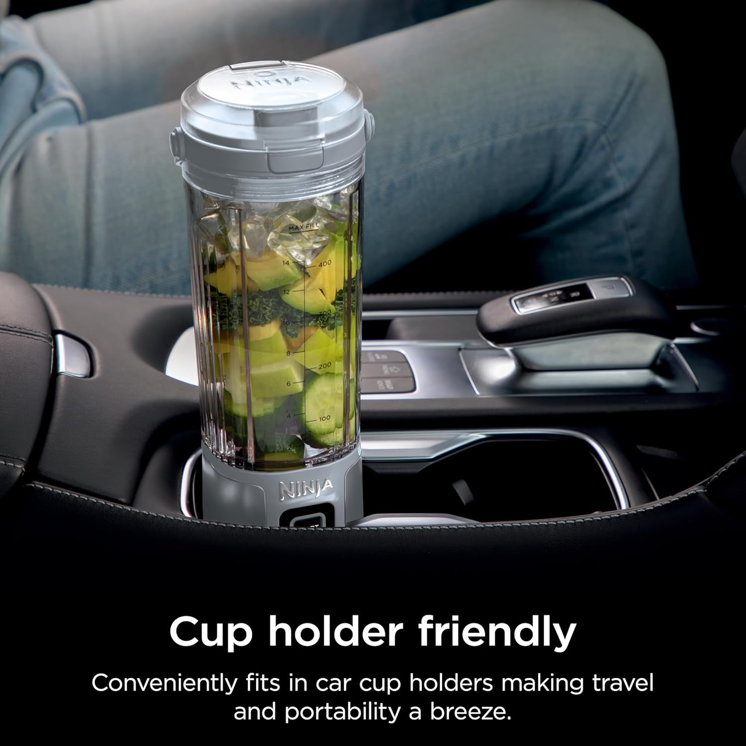 Ninja Blast Portable Blender & Accessories, Cordless, 18oz. Vessel, Personal Blender for Shakes & Smoothies, Leakproof Lid & Sip Spout, USB-C Cord, Dishwasher Safe Parts, BPA Free, Grey, CL155AGY