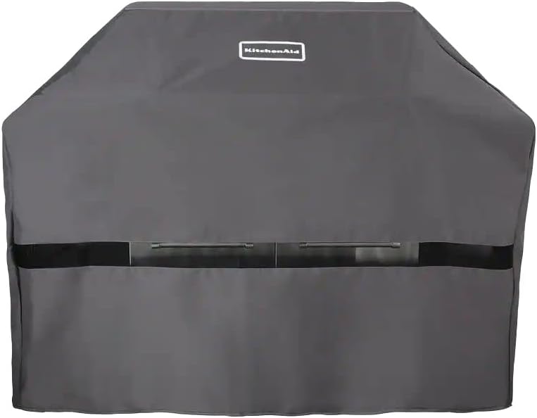 KitchenAid 700-0745A 56-inch x 23-inch Gas Grill Cover, Grey