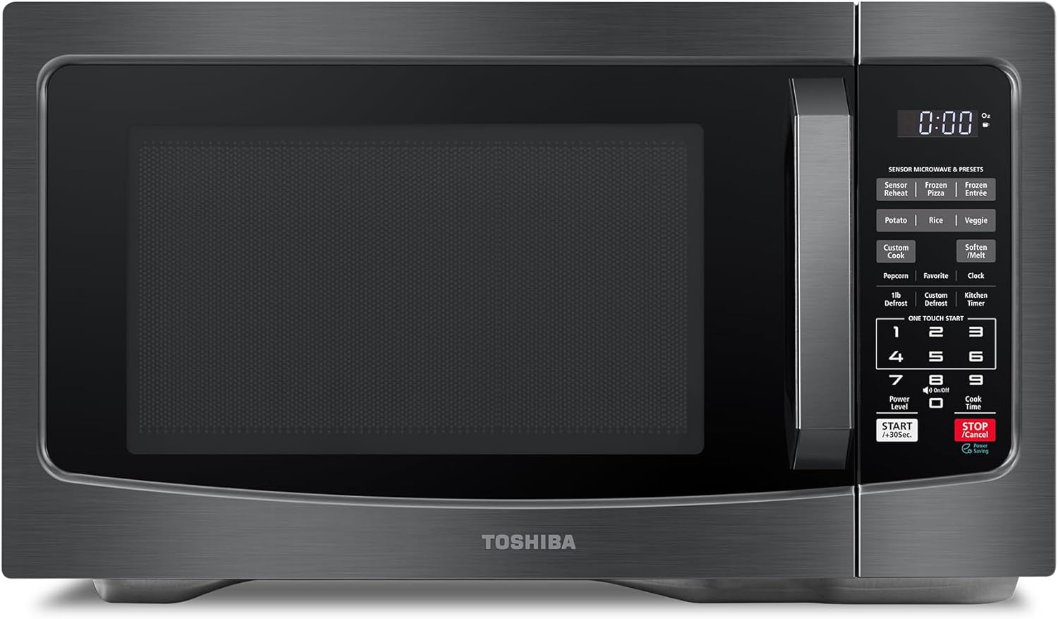 TOSHIBA EM131A5C-BS Countertop Microwave Ovens 1.2 Cu Ft, 12.4