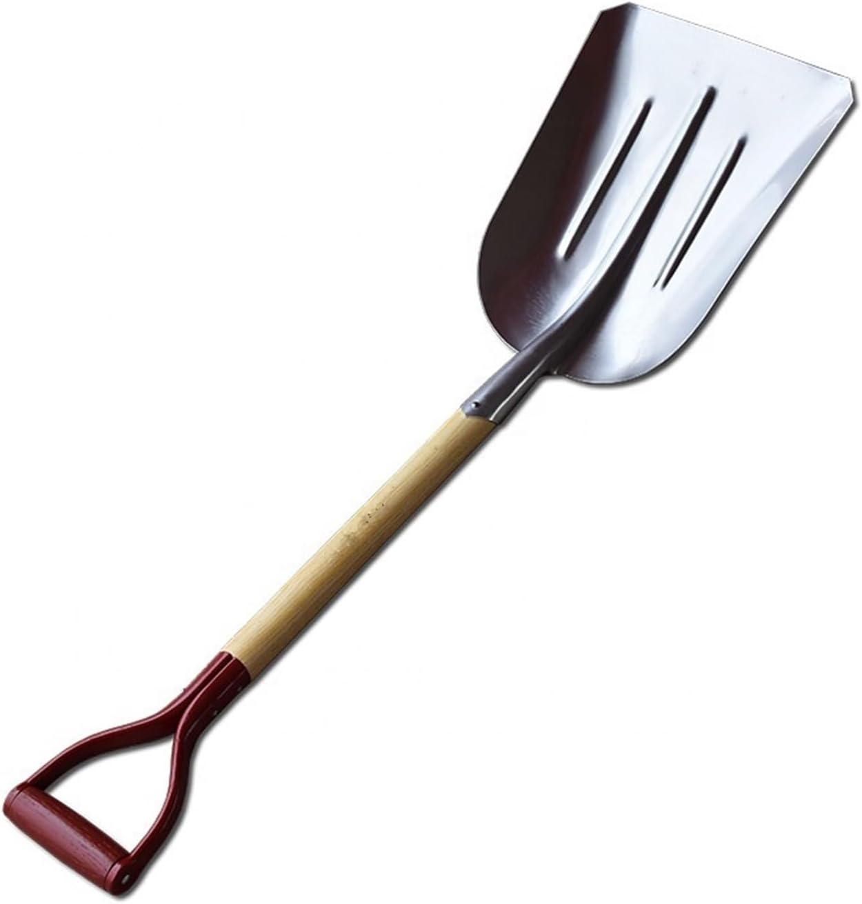 Aluminum Alloy Snow Shovel with Wooden Handle