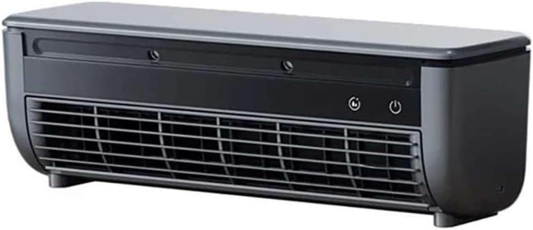 Portable Wireless Wall Mounted Air Conditioner|Upgraded 3 Wind Modes for Fast Cooling|20W 6000mAh AC with Remote Control|10 dB Quiet for Home,Bedroom,Kitchen (Gray)