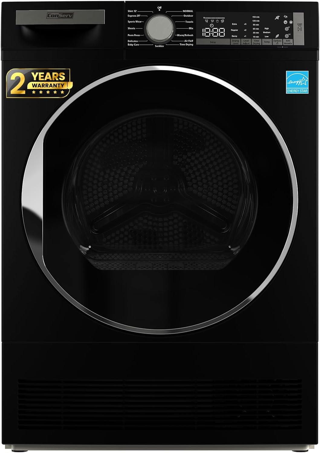 240V Condensor 4 cu.ft Refresh Dryer Energy Star (Matte Black)