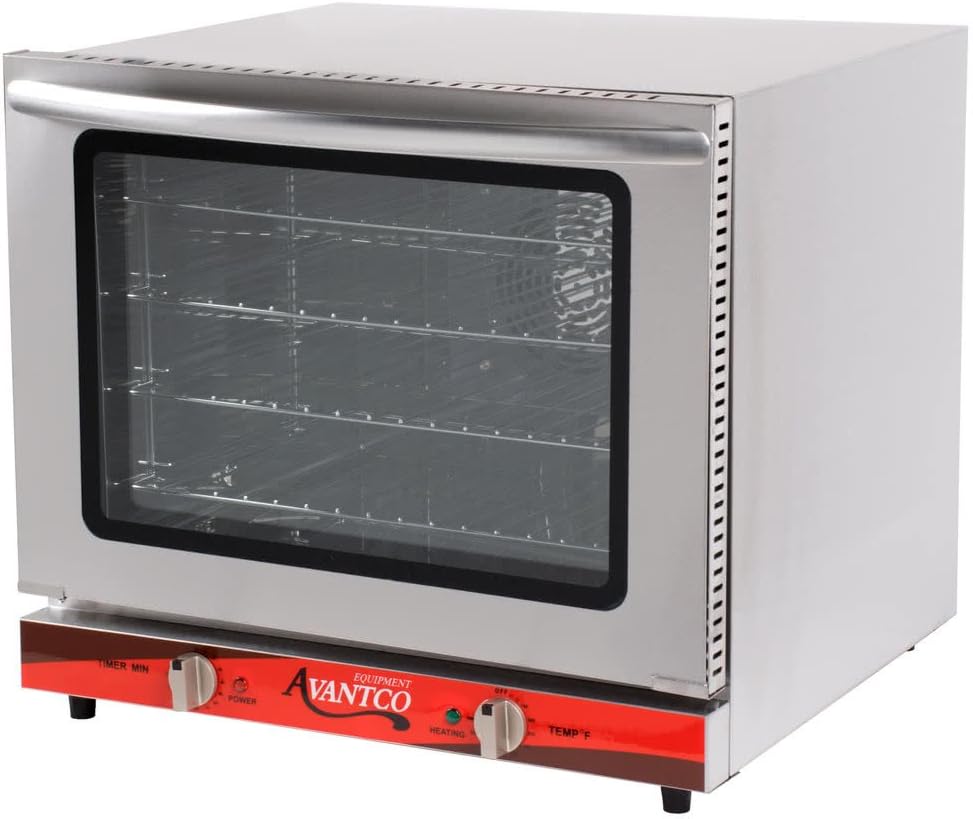 Oven,Half Size Countertop Convection Oven, 2.3 Cu. Ft. - 208/240V, 2800W,Commercial