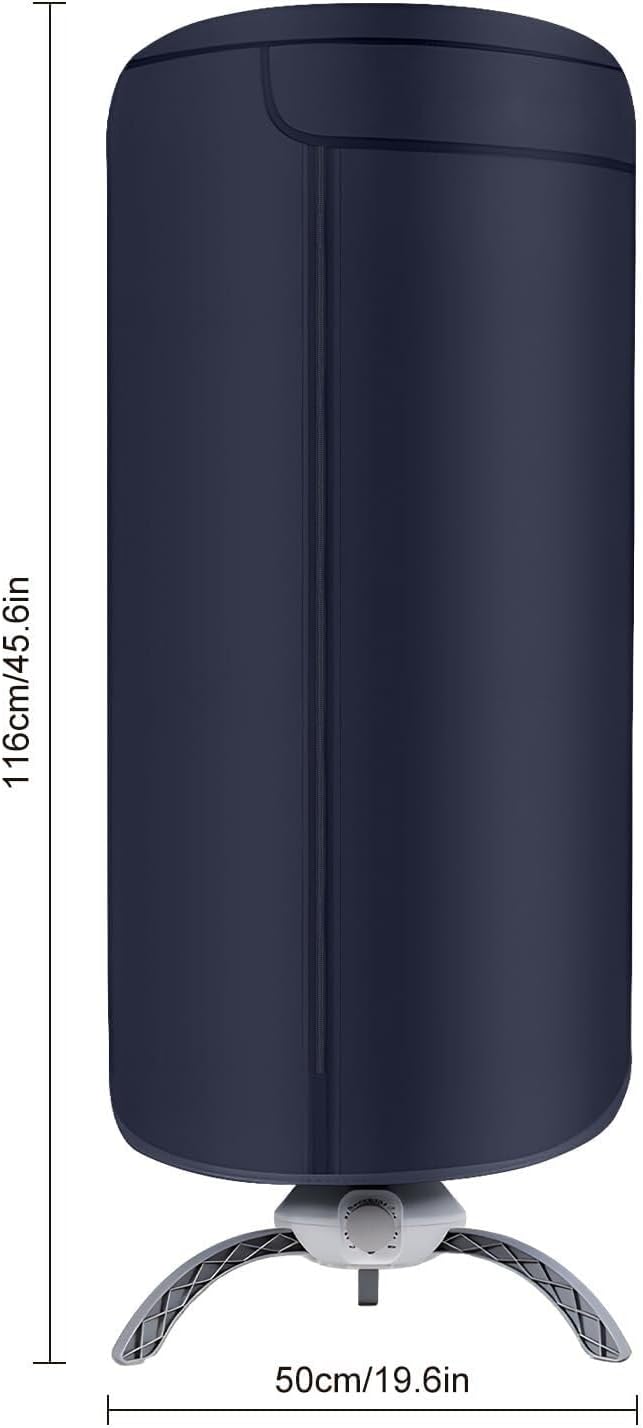 Portable Clothes Dryer to Quickly Dry A Large Number of Clothes and Shoes Travel Dryer Machine Compact Portable(Beige)