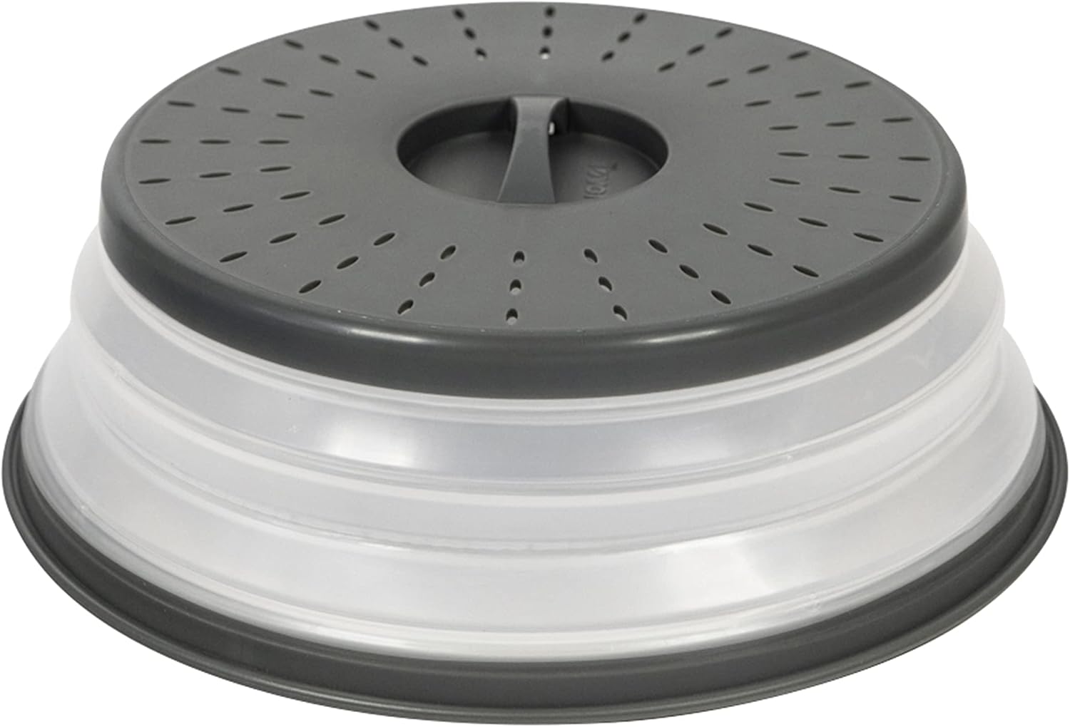 Panasonic NN-SV79MS 1.4 cu.ft Smart Inverter Works with Alexa Countertop Microwave Oven 1200Watt Power with Genius Sensor Cooking, Stainless Steel and Tovolo Vented Collapsible Medium Microwave Cover (Charcoal)