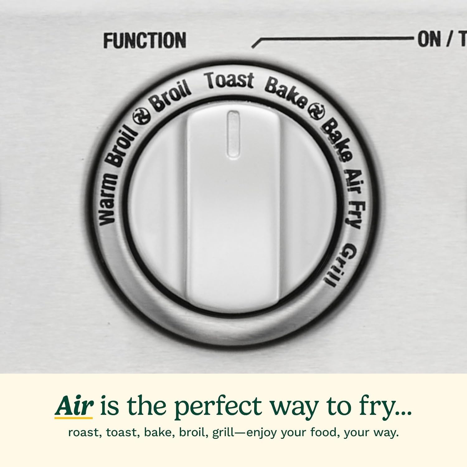 Cuisinart Air Fryer Toaster Oven with Grill, 1800W 8-1 Air Fryer Oven with Bake, Convection Bake, Grill, Broil and Warm Options, Large Capacity, 60-Minute Timer, TOA-70NAS, Stainless Steel