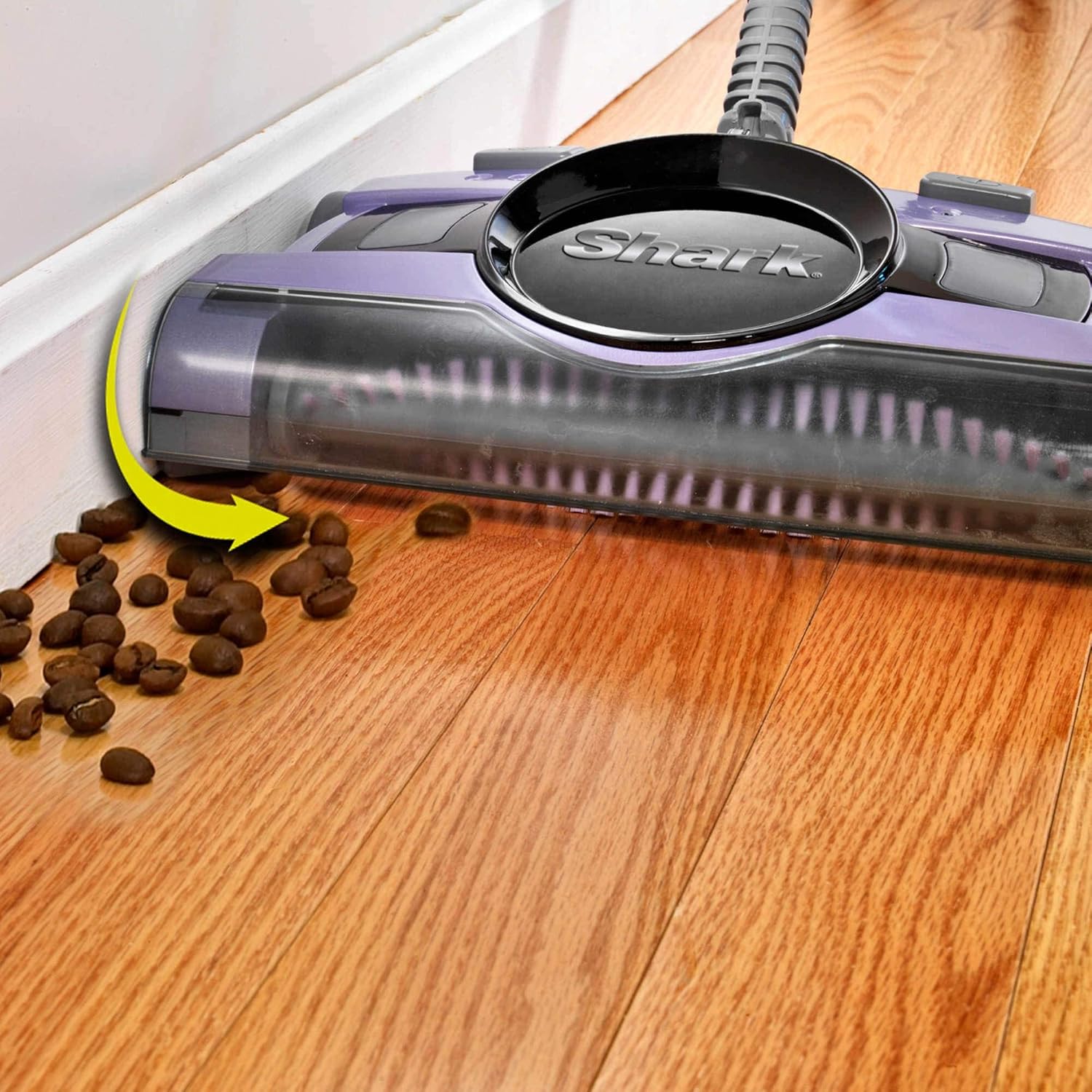Shark 13in Inch Rechargeable (V2950) Lightweight Cordless Floor & Carpet Sweeper (Renewed)