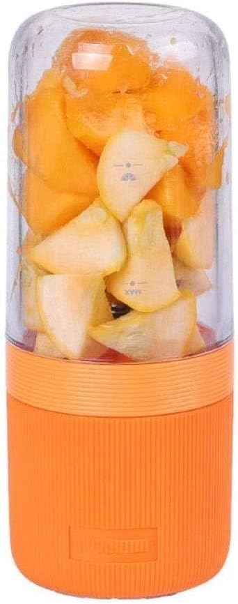 400ML Electric USB Juicer Blender Portable Juicer Cup Mini Water Bottle Juicer Machine with 4 Blades, Rechargable Battery