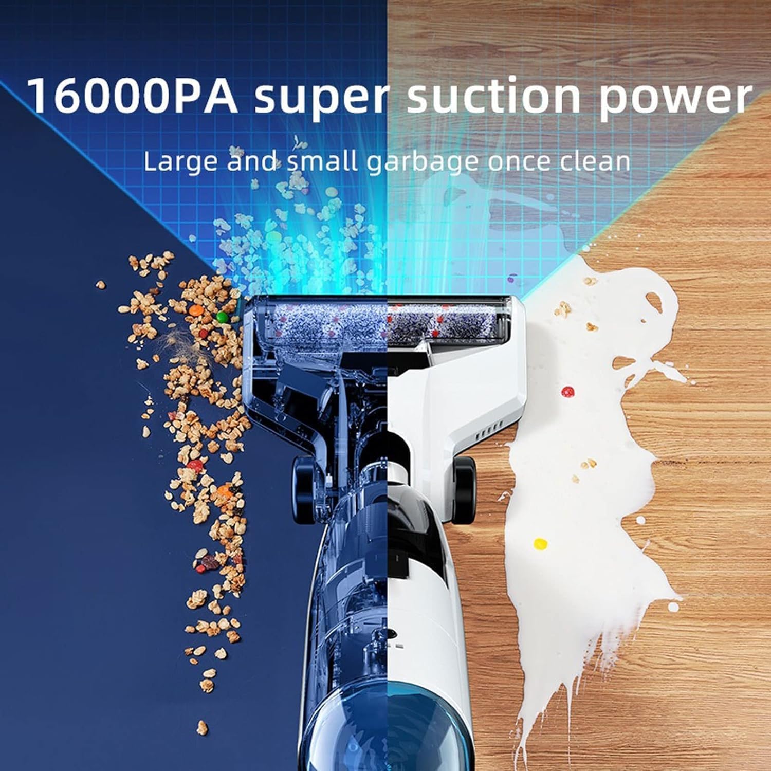 Handheld Vacuum Clean,Upright Vacuum Cleaner Hard Floor Vacuum Cordless Wireless Wet Dry Smart Vacuum Cleaner for Home Multi-Surface Cleaning Handheld Household