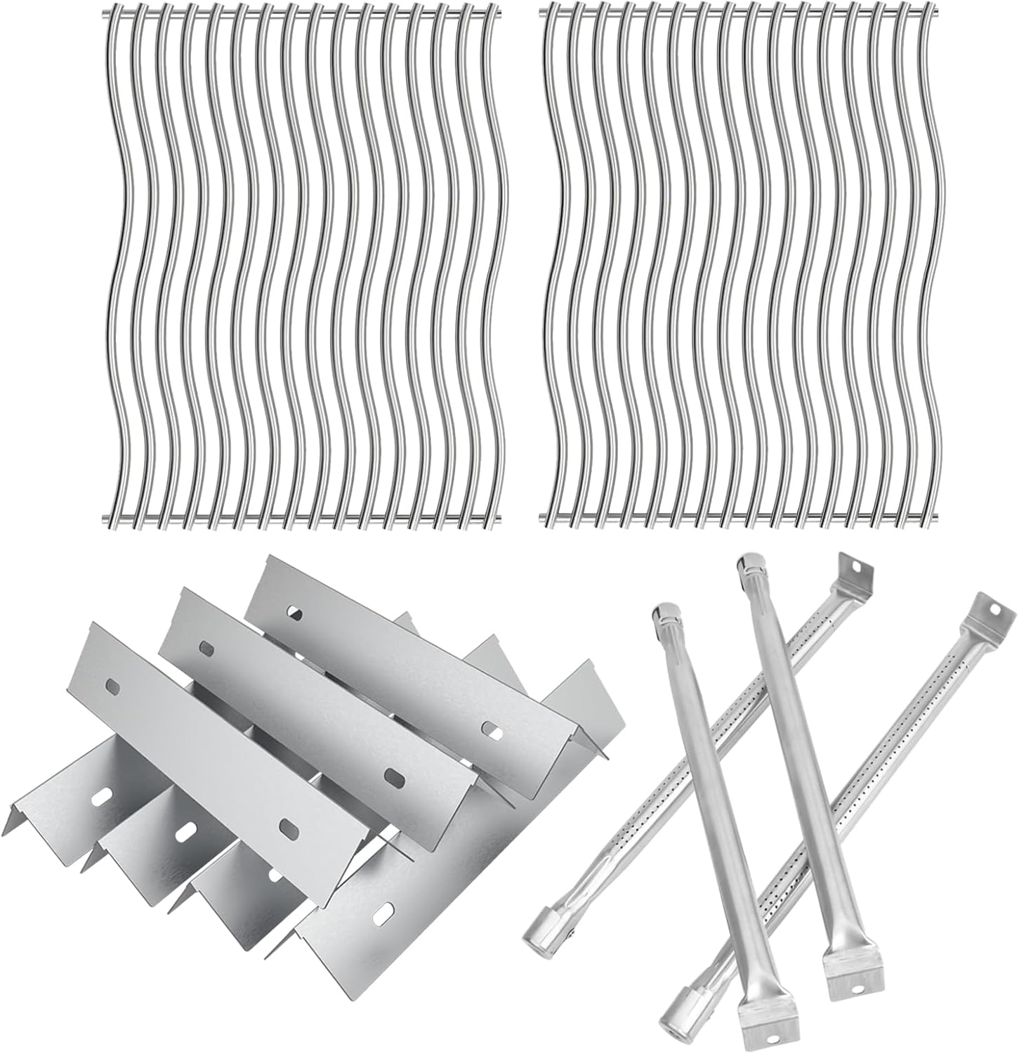 Grill Replacement Kit for Napoleon Prestige 500, Built-in Prestige 500, P500RSIBNK-3 BIP500RBNSS-3 BIP500RBNSS-3, Cooking Grid, Heat Plate and Burner for Napoleon