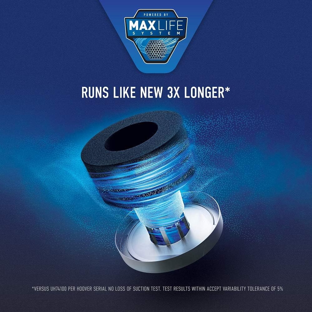 Hoover MAXLife Pro Pet Swivel Vacuum Cleaner, Bagless Upright Vac, HEPA Media Filtration, MAXLife System, WindTunnel Technology, Corded Vacuum Cleaners for Home Use
