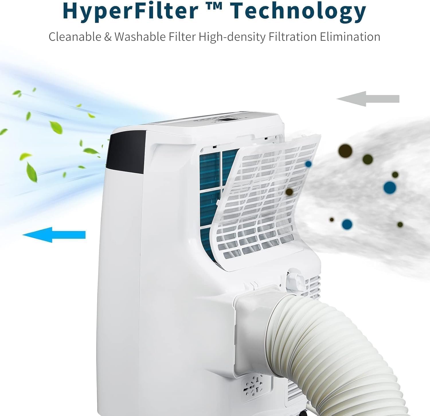 10,000 BTU Portable Air Conditioner Floor Room AC Unit with Cool 50 DB Dehumidifier, Fan Mode, Portable Cooling AC Unit with Remote Control Up to 450 Sq. Ft.