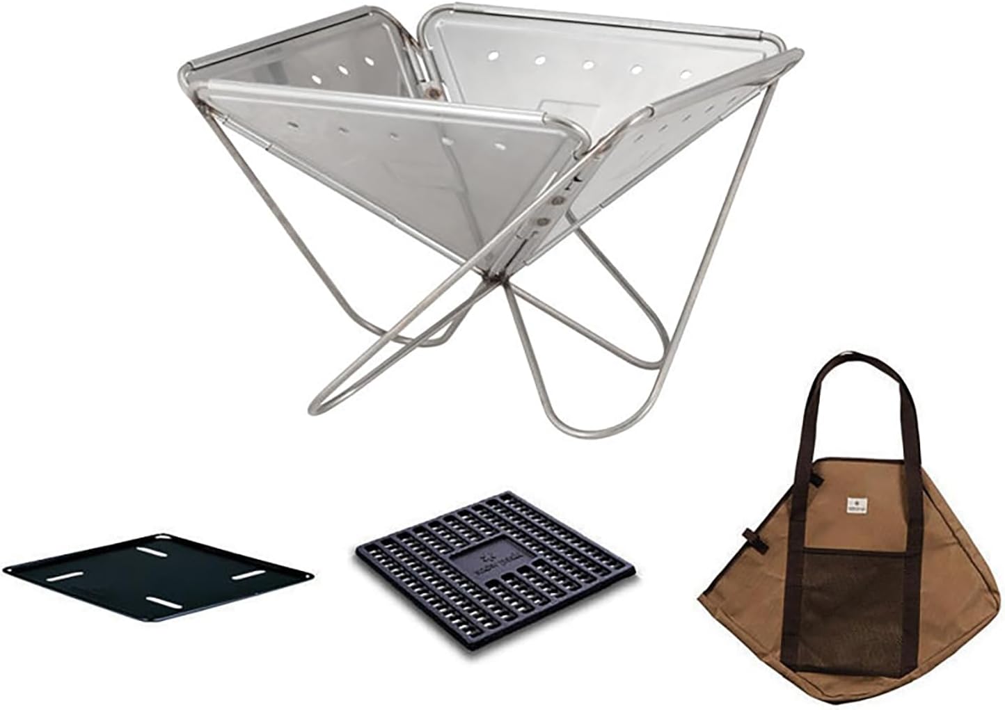 Snow Peak SET-111 Bonfire Stand M Starter Set, Camping, Outdoor Activities