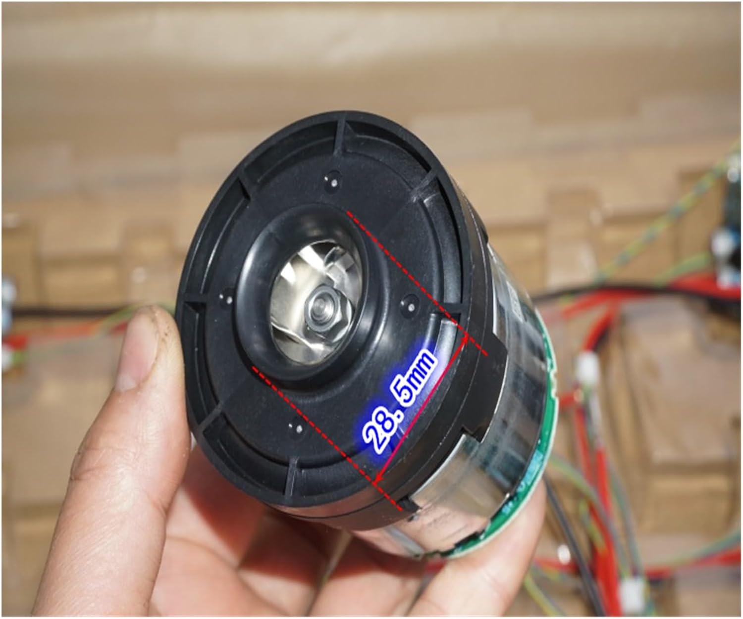 Brushless Vacuum Cleaner Fan DC15-25V 370W Violent Brushless Turbo Fan Speed High Suction Dustless Brushless Motor Nicely