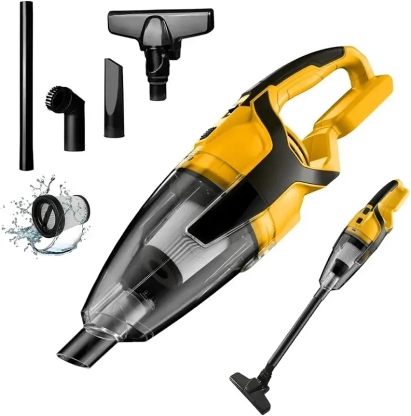 Cordless Handheld Vacuum Cleaner, Compatible With Battery, For Hardwood Floor/Carpet/Car