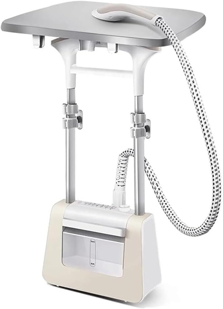 1800W Vertical Garment Steamer,Professional Heavy Duty Clothes Steamer for Commercial Home Handheld Clothes Steam Iron with Ironing Board for All Fabrics