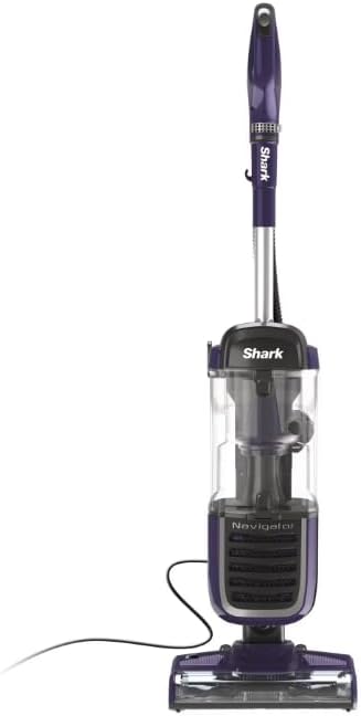 Shark Upright Bagless Vacuum Cleaner with Powerful Suction, HEPA Filtration, Swivel Steering, Extended Reach Hose, Pet Hair Performance, Eggplant Purple