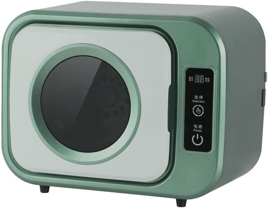 Portable Electric Clothes Dryer Small Wall Mounted Drum Drying Machine, Mini Electric Portable Clothes Dryer, Front Load Compact Tumble Laundry Dryer(B)