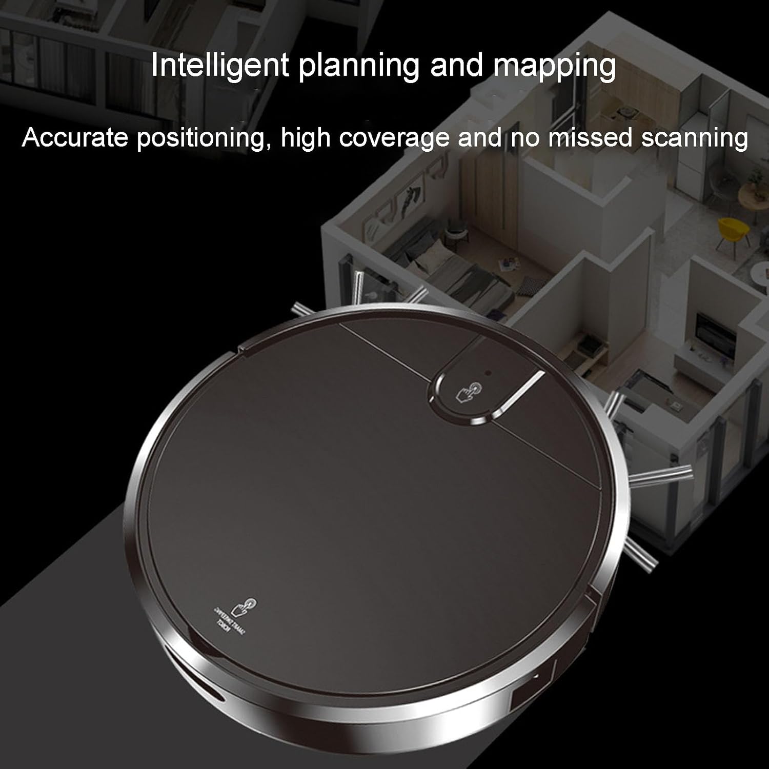 Vacuum Cleaner, Efficient Cleaning, Precise Navigation, Strong Suction Power, Dual-Mode Switching, a Great Helper for Home Cleaning