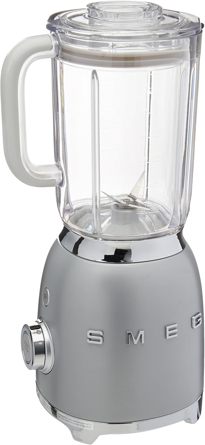 SMEG BLF01SVUS 50s Style Blender, 48 Ounces, Silver