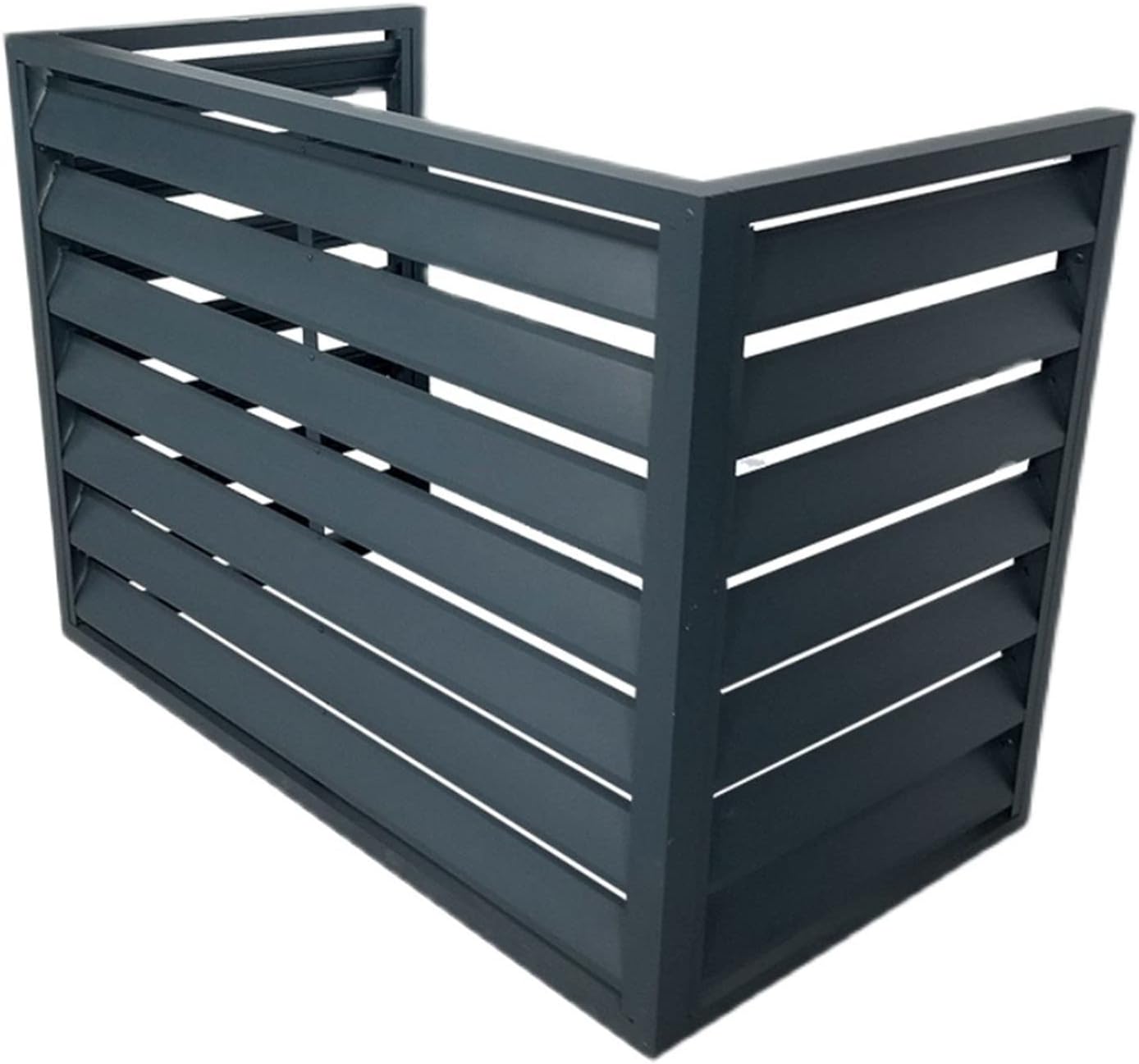 Aluminum Air Conditioner and Heat Pump Cover, Mini Split Air Conditioner Cover for Outside Units, Full Winter Outdoor Protection, Outer Materia, Suitable for Indoor and Outdoor (Color : Grey, Si