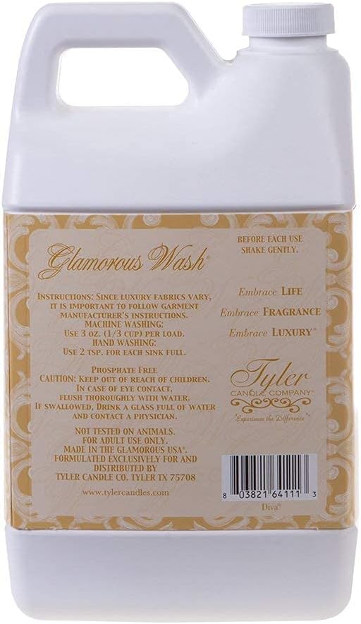 Tyler Glamorous Liquid Wash - Diva (64 oz), Pack of 1, Floral