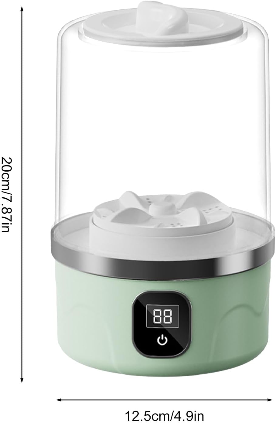 Underwear Washing Machine Portable Small Washer Compact Deep Cleans Underwear Baby Clothes Lightweight For Apartment Dorm Hotel Travel Camping