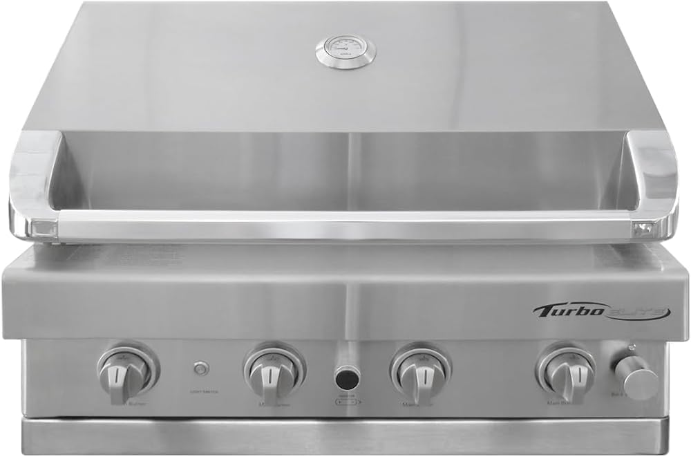 Turbo Elite 32-inch 4-Burner Built-In BBQ Gas Grill - Propane