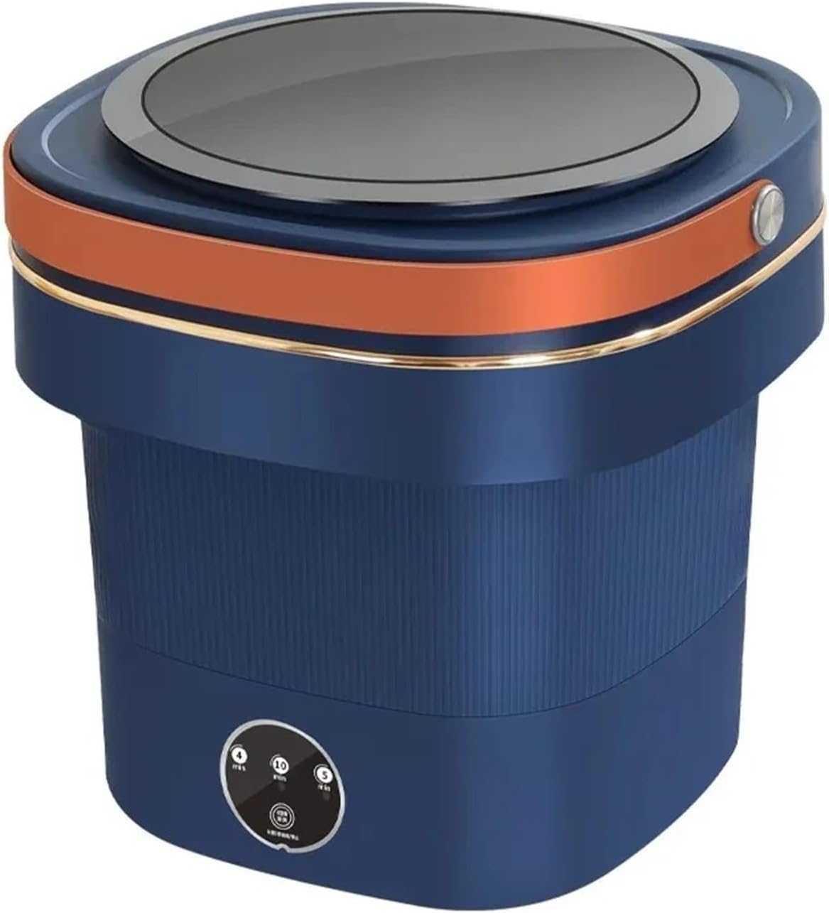 New Foldable Washing Machine 9L Big Capacity Portable Mini Socks Underwear Panties Washing Machine With Spinning Dry,for Travel,Camping, RV & Dorms