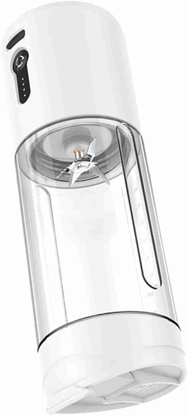 Electric Juicer USB Rechargeable Smoothie Maker Blender Cup with 6 Blades for Travel 4000mAh Battery