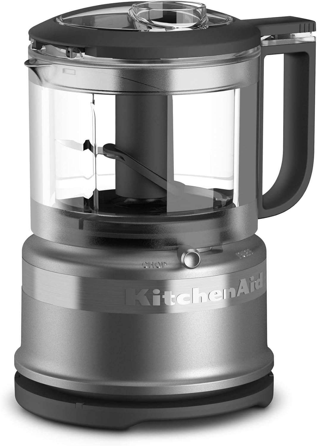 KitchenAid K150 3 Speed Ice Crushing Blender with 2 Personal Blender Jars - KSB1332Y & KFC3516CU 3.5 Cup Food Chopper, Contour Silver
