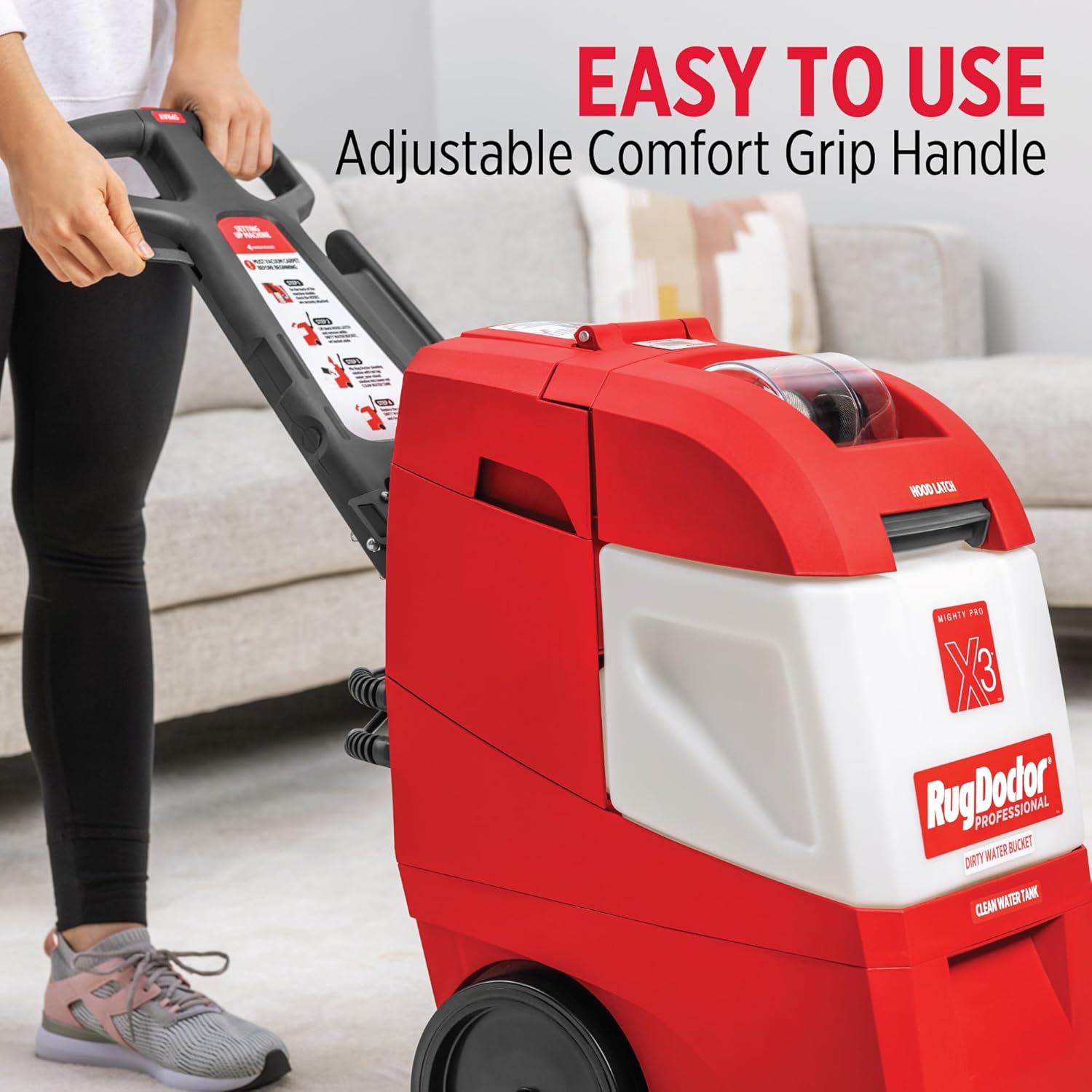 Rug Doctor X3 Commercial Carpet Cleaner - Pet Pro Pack, Includes Commercial Carpet Cleaning Machine, 48 oz. Pet Stain & Odor Carpet Cleaner and 22 oz. Urine Eliminator