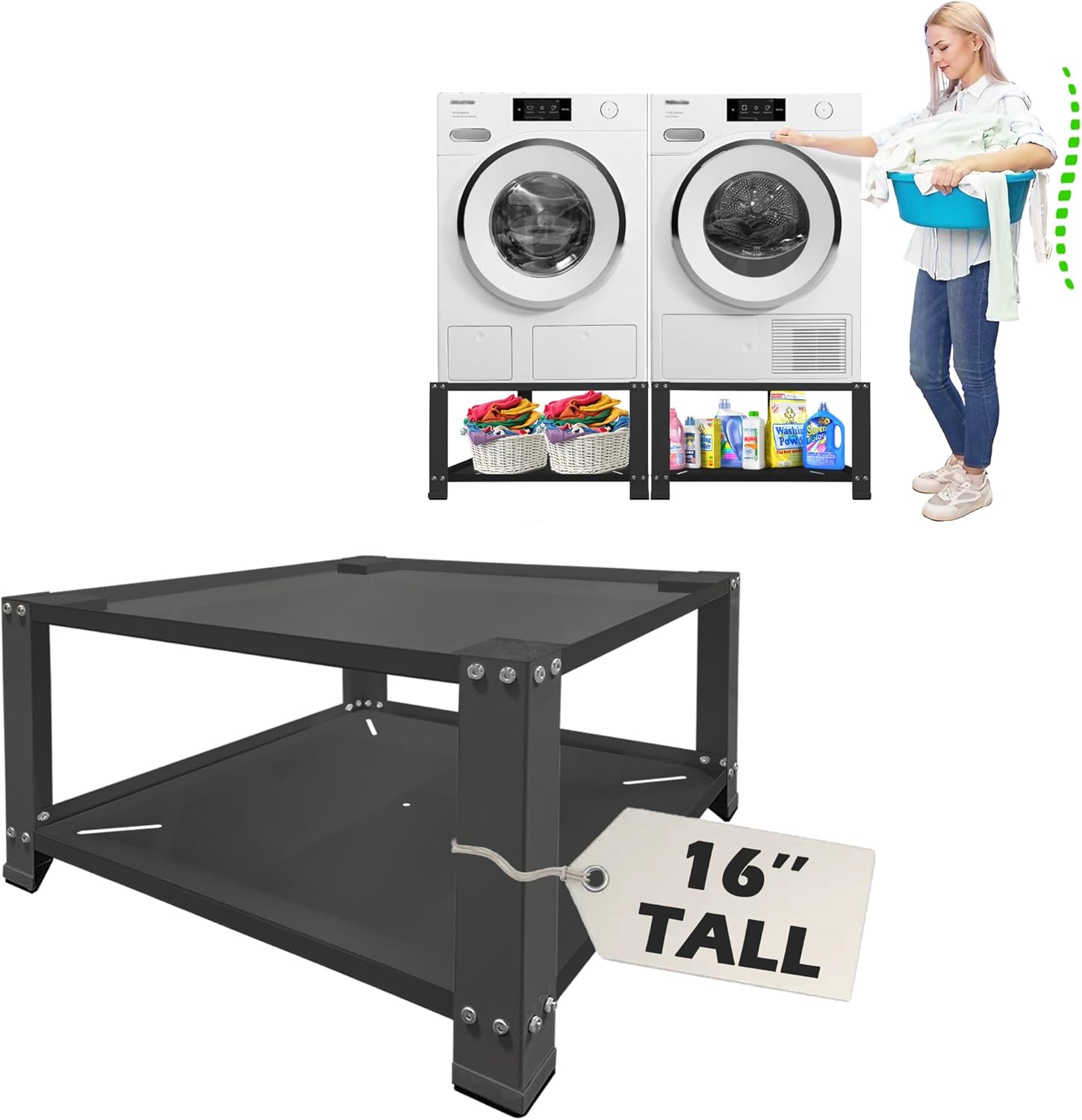 Royxen Laundry Pedestal 16