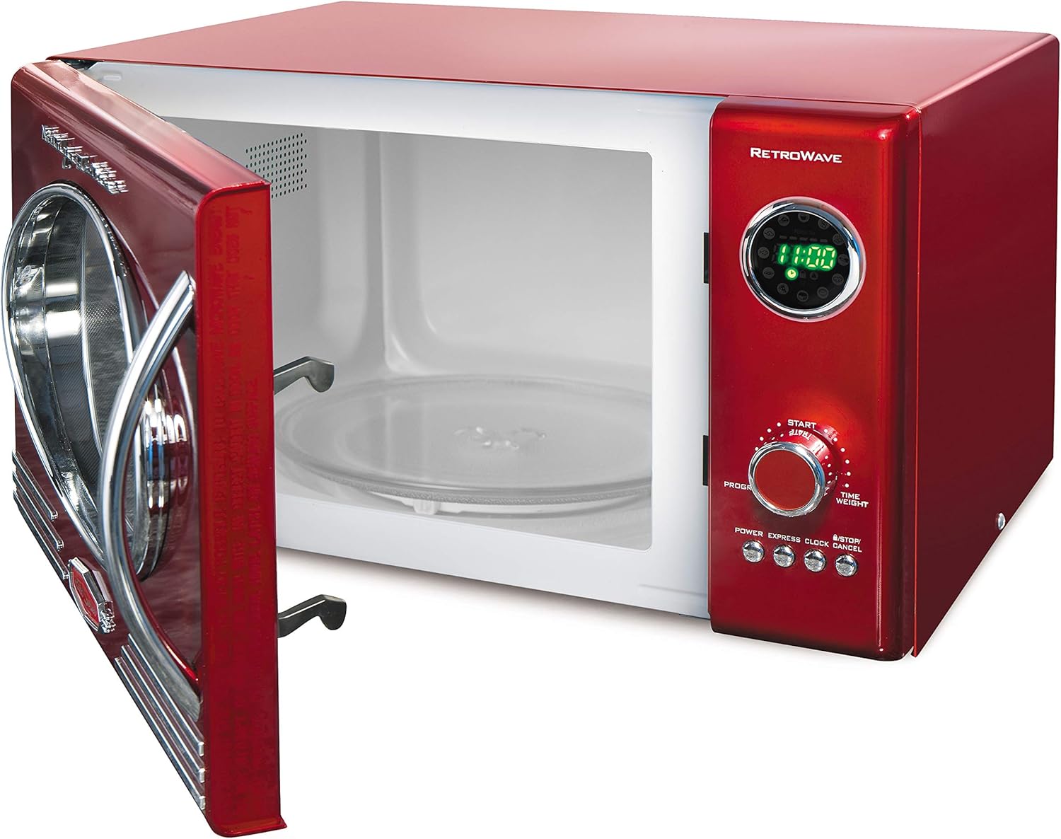 Nostalgia RMO400RED Retro 0.9 Cubic Foot Microwave