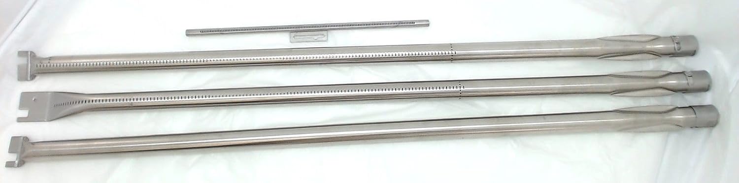 Replacement For Compatible With Stainless Steel Burner Set for Weber Gas Grill, 134D4