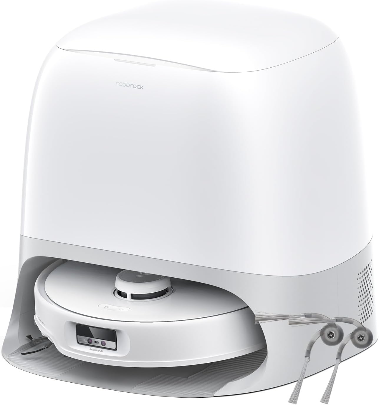 roborock Qrevo Curv Robot Vacuum and Mop with Side Brushes Replacement Bundle