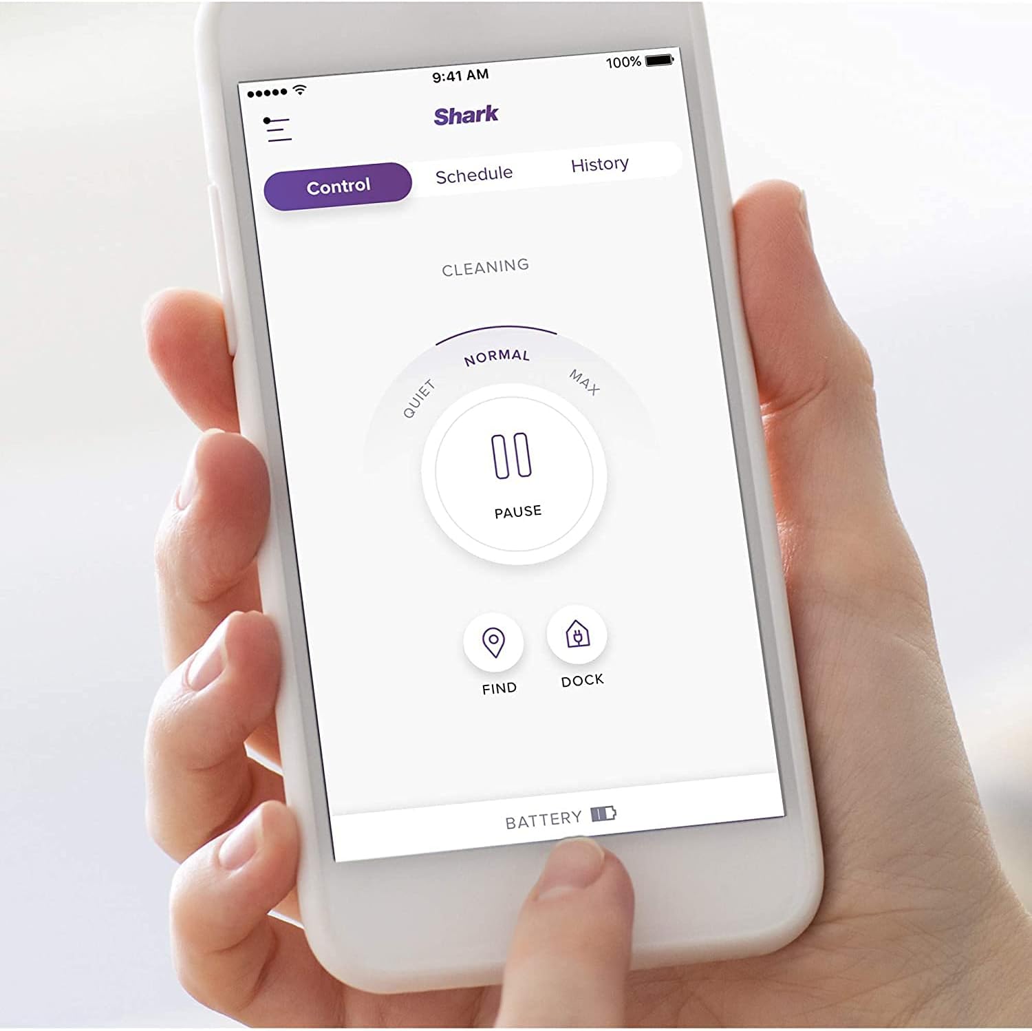 Shark IQ Robot RV1100 App-Controlled Robot Vacuum with WiFi and Home Mapping, Pet Hair Strong Suction with Alexa (Renewed)